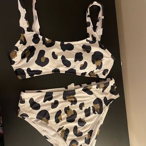 Target High Waisted Bikini - Cheetah Print
